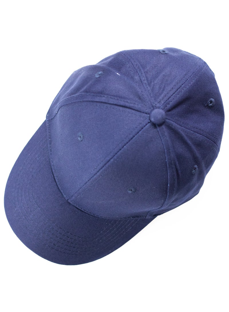 SARAOONT 100% Cotton Navy Baseball Dad Cap - Adjustable Size Hat for Running, Workouts, and Outdoor Activities - Baseball Cap for Men and Women - Image 5