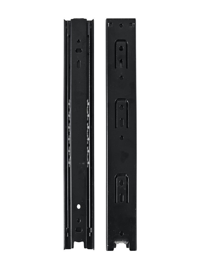INOX Mild Steel Black Full Extension - Regular 12" Heavy Duty Telescopic Drawer Slides Ball Bearing/Channel for Drawer, Wooden & Metals Drawers in Kitchen, Wardrobe, (Zinc Plated) - Image 5