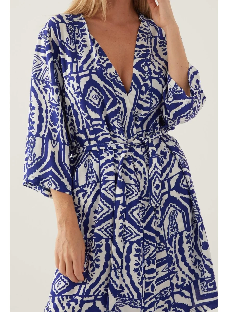 Arnetta Exotic Patterned 3-Piece Women's Pajama Set
