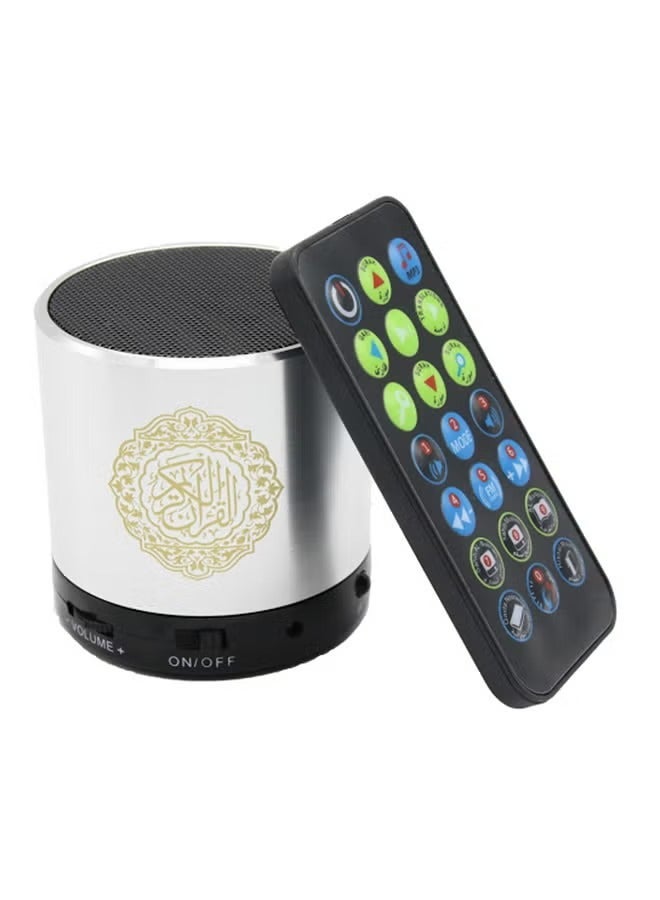 TIGER Quran Speaker With Remote Silver/Black - Image 3