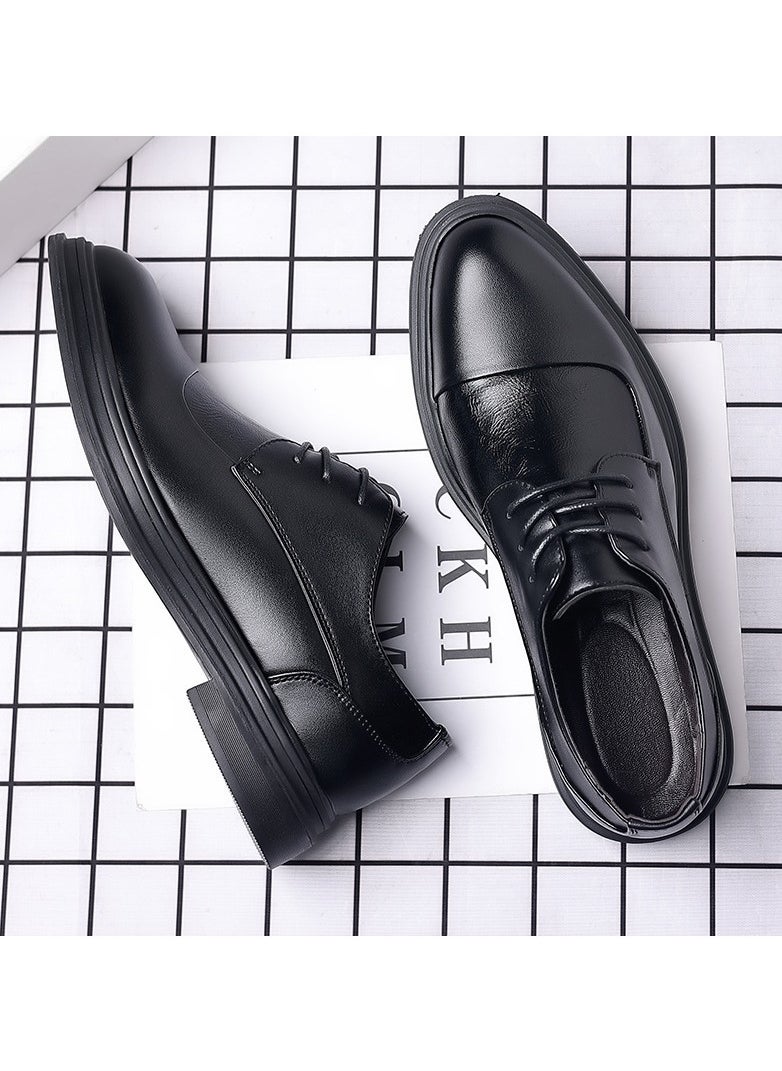 KUYING - New Men's Business Leather Shoes - Image 1