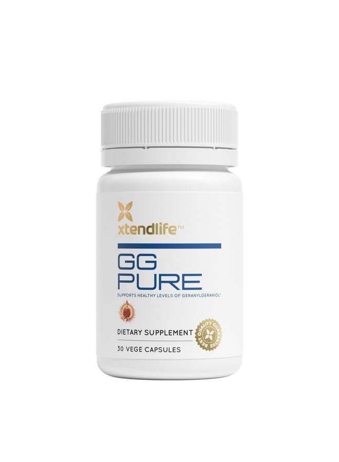 Xtendlife GG Pure - Geranylgeraniol (GG) Cardio Health and Healthy Aging- Helps Prevent Statins from Lowering CoQ10, 30 Capsules (1 Month Supply) - Image 1
