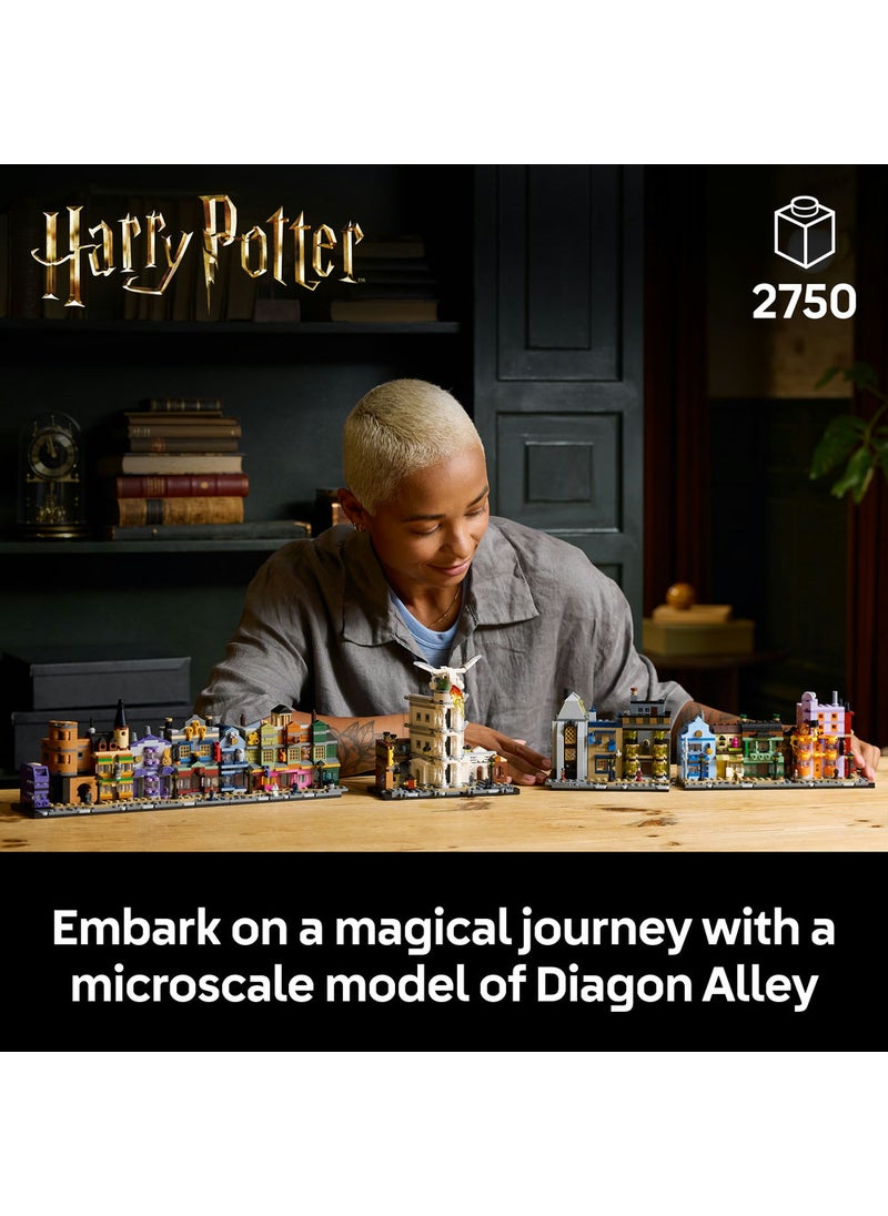 ليغو متاجر السحر في زقاق دياغون™ من ليغو® Harry Potter™‎، مجموعة ساحر للبالغين 76444  - Image 3