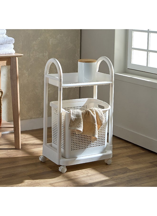 Home Box سلة غسيل مع مساحة تخزين 46.5 × 78 × 30.5 سم  - Image 1