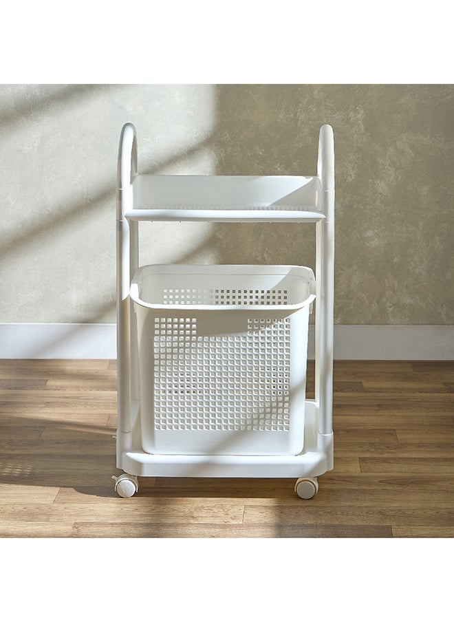 Home Box سلة غسيل مع مساحة تخزين 46.5 × 78 × 30.5 سم  - Image 2