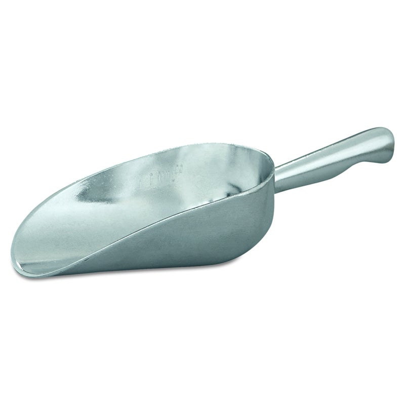 Adcraft ALS-5 5 oz Capacity, 5" Length x 2-3/8" Width, Mirror Finish, Heavy Duty Cast Aluminum Scoop with Contoured Handle - Image 4
