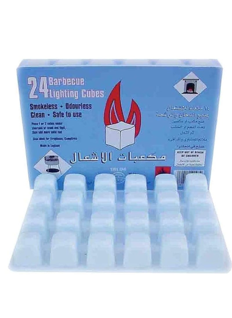 24 ذا فراجرانس مكعبات إضاءة للشواء - 24 قطعة  - Image 1