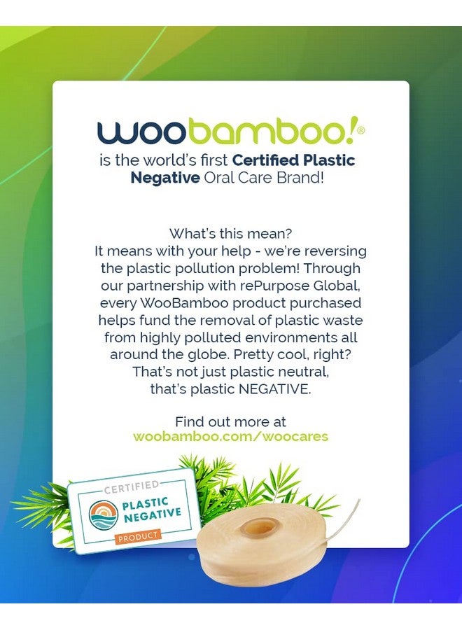 WooBamboo ! All Natural Silk Dental Floss Zero Waste 2Pack Bundle - Image 5