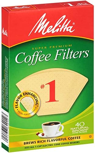 Melitta Melitta 6201221 40 Count Natural Brown Cone Coffee Filters Brown - Image 4