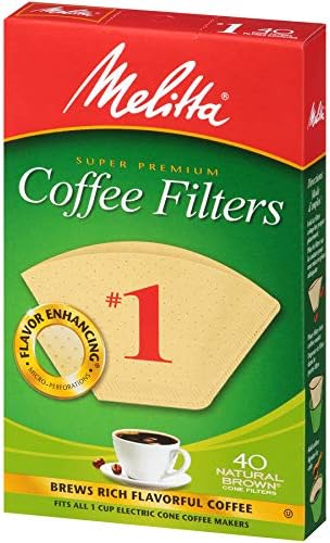 Melitta Melitta 6201221 40 Count Natural Brown Cone Coffee Filters Brown - Image 5