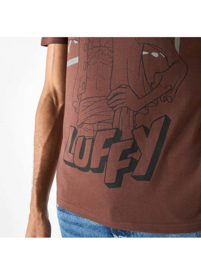 SP Characters One Piece Print T-shirt with Crew Neck and Short Sleeves  - Image 1