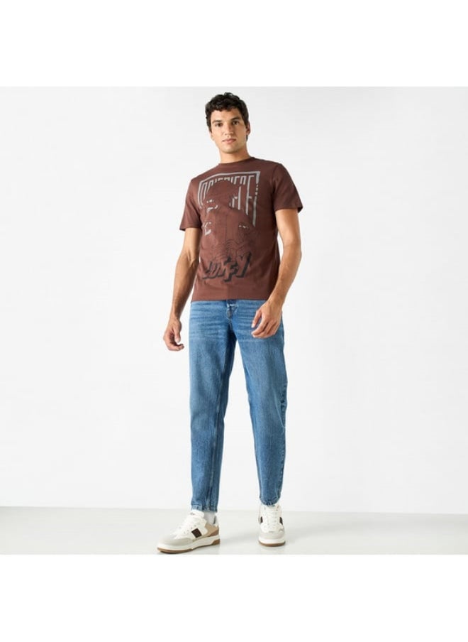 SP Characters One Piece Print T-shirt with Crew Neck and Short Sleeves  - Image 2