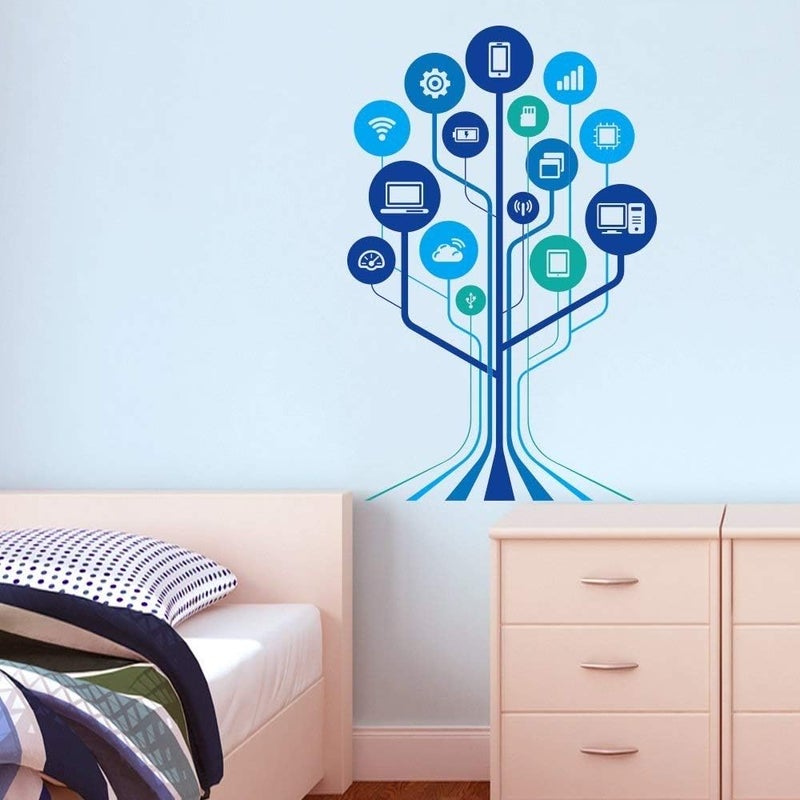Asmi Collection Vinyl Tree Wall Sticker for Office - Image 2