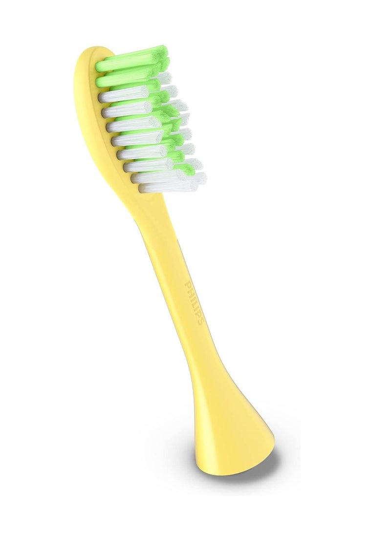 PHILIPS SONICARE Philips One by Sonicare, 2 Brush Heads, Mango Yellow, BH1022/02 - Image 2