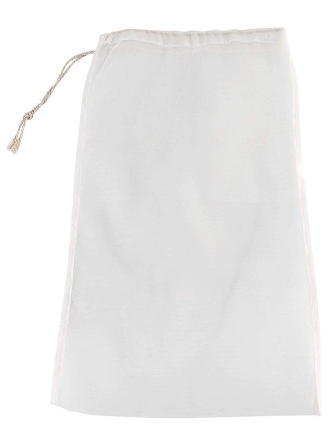 جوتوتوب كيس ترشيح النبيذ، كيس ترشيح نبيذ شبكي 100 ميكرون صالح للطعام، كيس شبكي كبير للتخمير، أكياس تصفية طعام قابلة لإعادة الاستخدام، ملحق تخمير لصنع البيرة المنزلية (28 × 45 سم) - Image 1