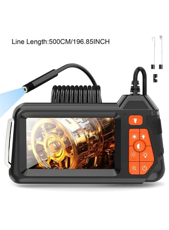 4 3 Inch LCD Endoscope Camera 5mm Lens 5M Cable Adjustable Height For Home Car Repair - Image 1