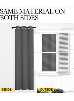 2-Piece Blackout Thermal Window Curtains Dark Grey 100x130cm - pzsku/Z7B80922F0726DEED642EZ/45/_/1735905314/5183f158-530d-4cac-afae-9c12dece4da9