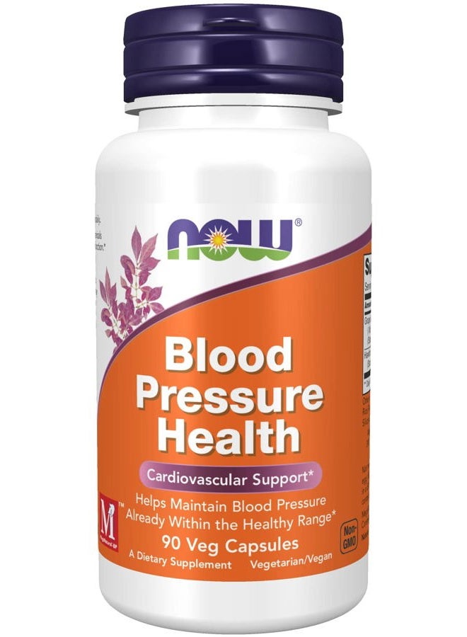Now Foods Blood Pressure Health 90 Vcaps, 2 Pack - Image 1
