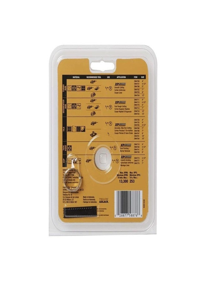 ديوالت شفرة دي والت الماسية، ذات رأس مدبب، 4-1/2 بوصة × 1/4 بوصة (DW4740) - Image 5