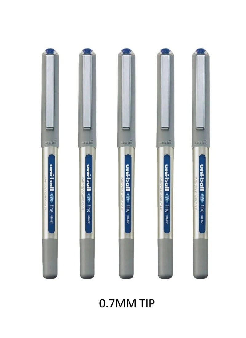 Uniball قلم حبر سائل Uniball Eye Roller مكون من 10 قطع باللون الأزرق  - Image 2