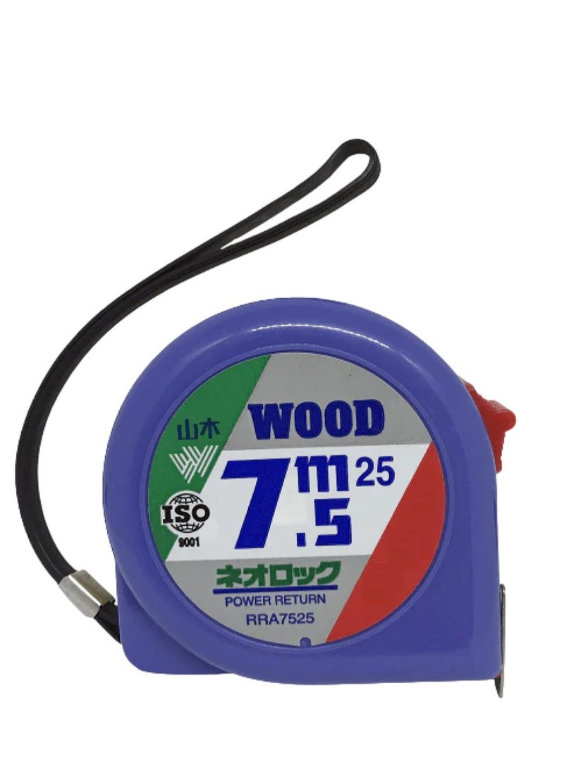 وود شريط قياس أصفر أسود 7.5متر - Image 1