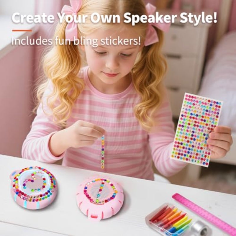 tooth Shower Speaker + DIY Diamond Stickers Great Gift for Girls - Image 2