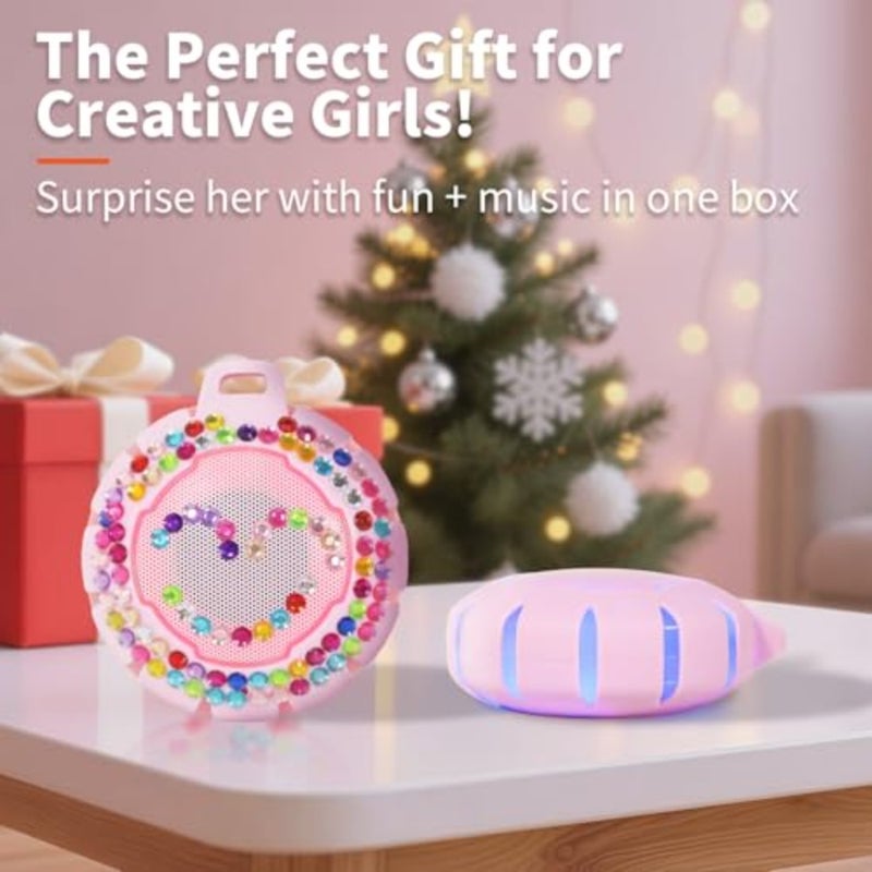 tooth Shower Speaker + DIY Diamond Stickers Great Gift for Girls - Image 5