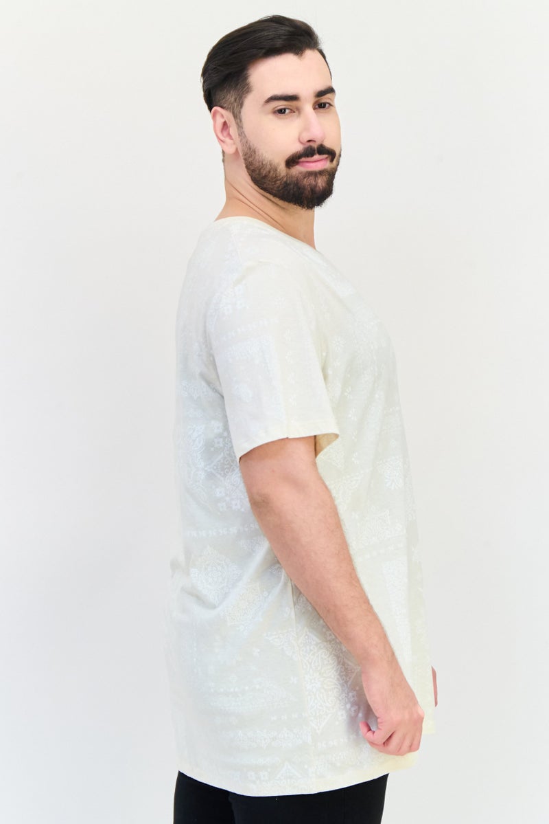 Celio Men Crew Neck Short Sleeve Graphic Print T-shirt, Multicolor - Image 2