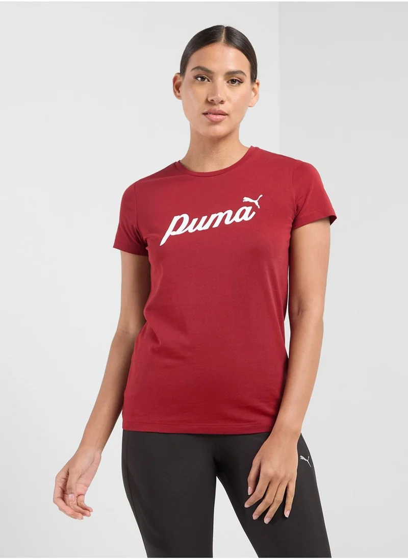 PUMA Essential Script T-Shirt