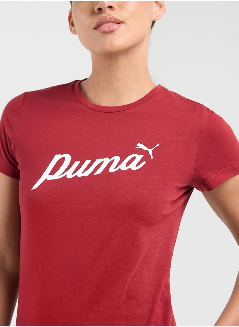 PUMA Essential Script T-Shirt