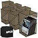 Mlikero Card Deck Cases 6 Pack Acrylic Commander Deck Box Holding 100 Sleeved Cards with 6 Dividers Sturdy Card Storage Box Fit for MTG TCG Sports Cards Black - Image 3
