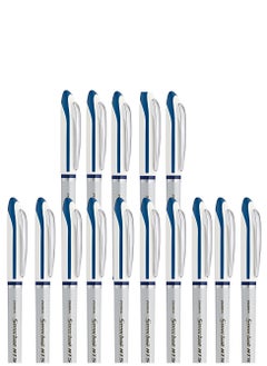 ZEBRA 15 Piece Sonicball NT5 Liquid Ink Pen Blue Smooth Writing Experience  - Image 1
