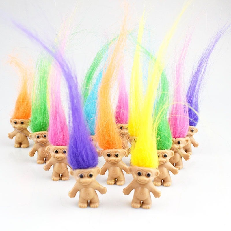 Mini Colorful Long Hair Doll Toy - Image 2
