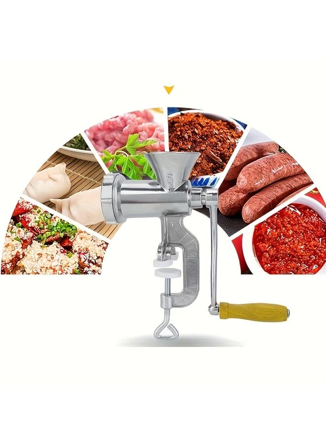 Manual Meat Grinder 1pc With Table Clamp For Meat Vegetables Mincer Compact Kitchen Tool For Outdoor Cooking - Image 4