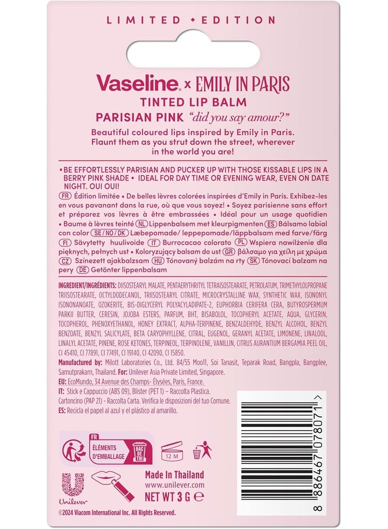 Vaseline Emily in Paris Lip Balm, Pink - Image 2