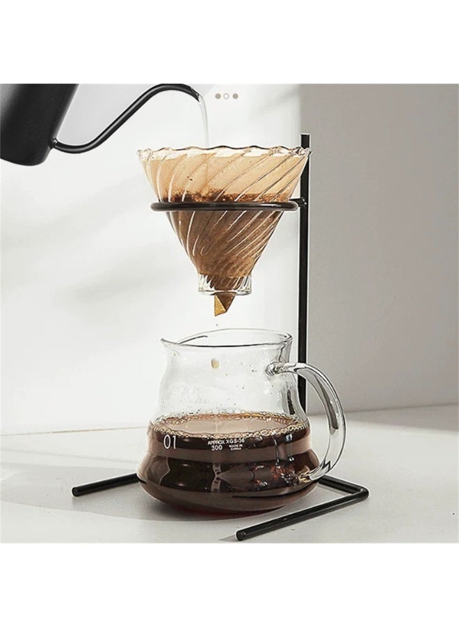Pour Over Coffee Dripper Stand Coffee Filter Stand Holder Coffee Pour Stand, Black - Image 5