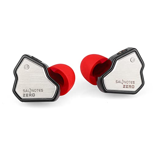 Linsoul 7Hz Salnotes Zero HiFi 10mm Dynamic Driver inEar Earphone IEM with Metal Composite Diaphragm Stainless Steel Faceplate Detachable 2Pin OFC Cable Black with Mic 35mm - Image 3