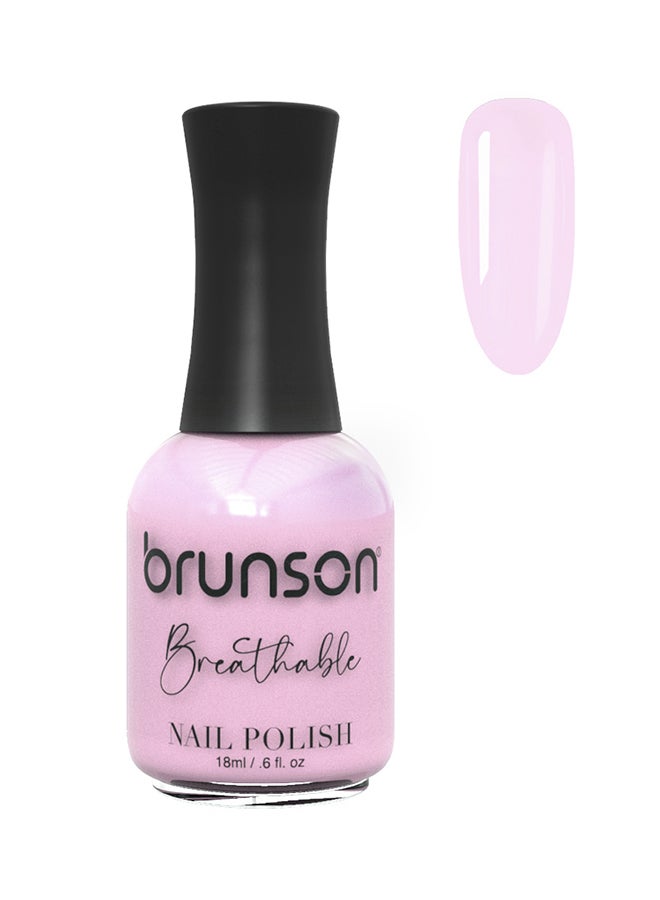 brunson Breathable Nail Polish Halal nail polish Wudu friendly Quick-Dry Vegan long lasting but easy peel off   18ml BH022