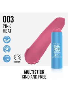 RIMMEL LONDON Kind And Free Multi-Stick - 003 - Pink Heat  - Image 4
