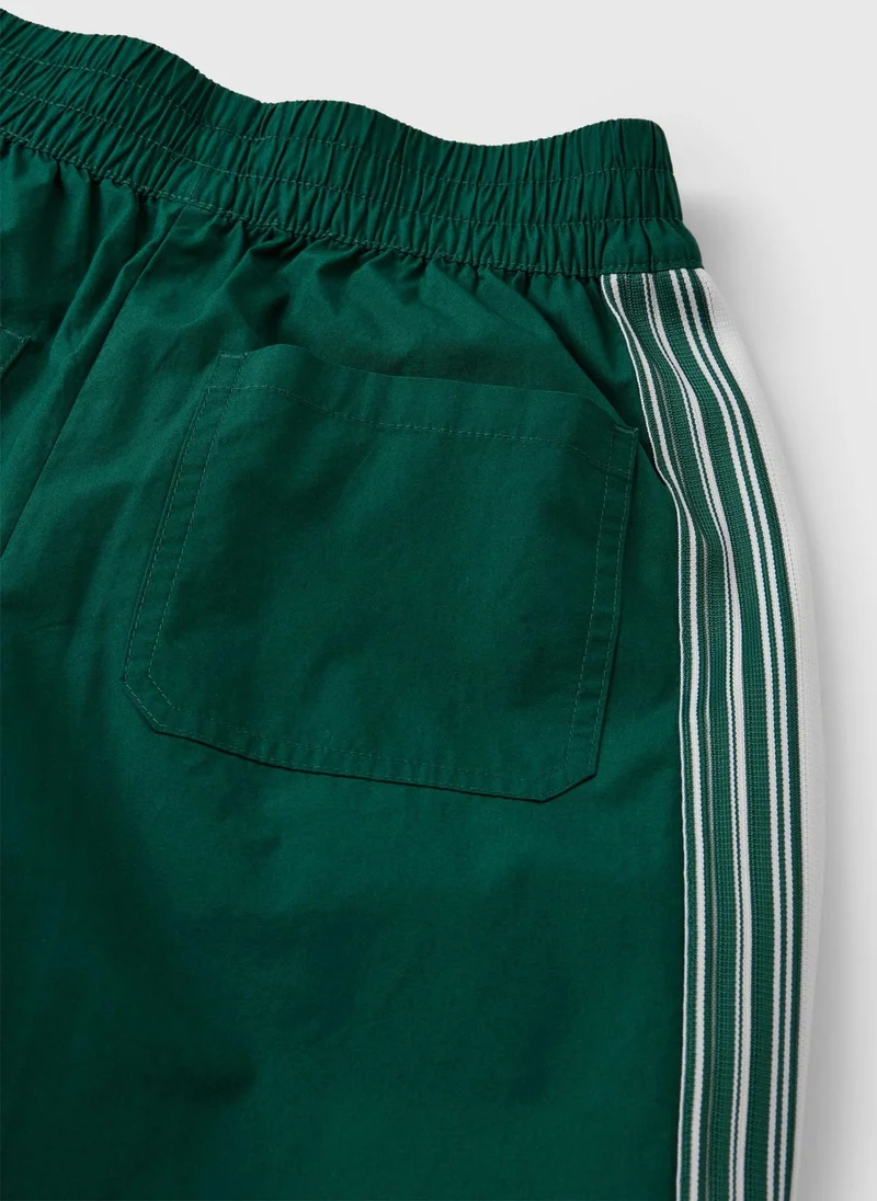 Matalan Girls Green Side Stripe Track Pants
