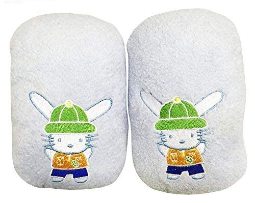 Babies Bloom Blue Baby Ultra Push Comfort Neck Rest (Set of 2), Baby Neck Pillows, Baby Pillows, Newborn Baby Gifts - Image 1