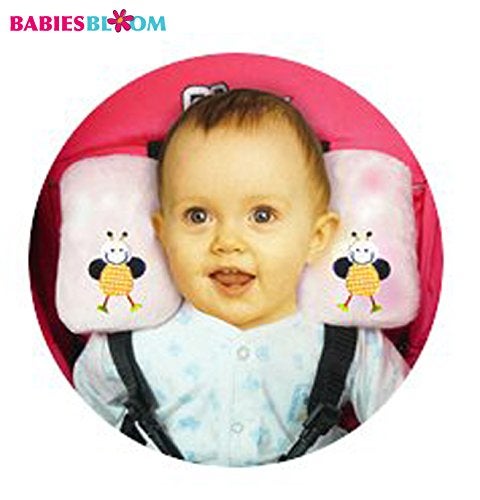 Babies Bloom Blue Baby Ultra Push Comfort Neck Rest (Set of 2), Baby Neck Pillows, Baby Pillows, Newborn Baby Gifts - Image 2
