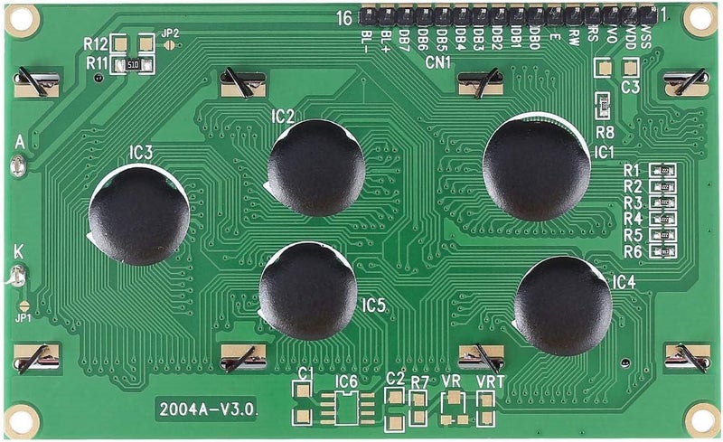 SunFounder 2 Pack LCD 2004 Displays Characters of 4 Rows with 20 Characters in Each, 2PCS 2004 LCD Displays (I2C NOT Included) - Image 3