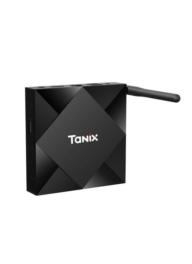 Generic - TANIX TX6s 4K Smart TV BOX Android 10 Media Player with Remote Control, Quad Core Allwinner H616, RAM: 4GB, ROM: 64GB, 2.4GHz/5GHz WiFi, Bluetooth, US Plug - Image 1