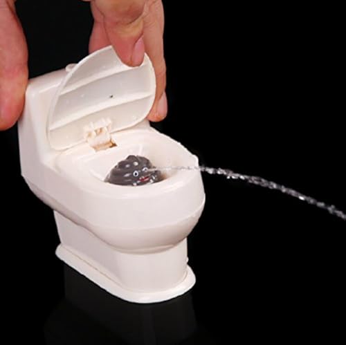 Cooplay Joke Toy Stool Toilet Seat Water Spray Trick Make Funny in Prank Funny Gag for Adult Halloween Fools Day Christmas Party - Image 1