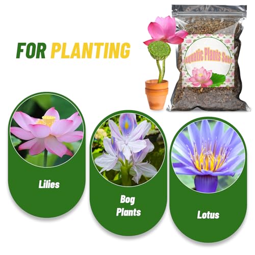 Doter Aquatic Soil for Plants - 2.2LBS, Clay Aquarium Soil Suitable for Small Ponds & Water Plants Like Lotus & Water Lily, Safe for Fish & Aquatic Life - Image 3