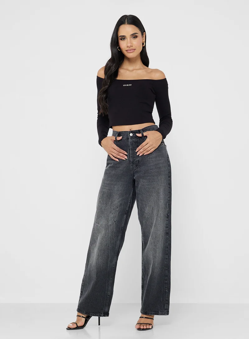 GUESS Carla Long Sleeve Knit Tops