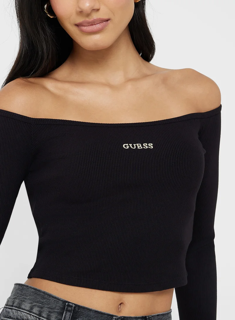 GUESS Carla Long Sleeve Knit Tops