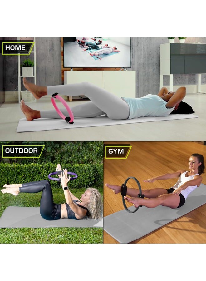 ProSourceFit The Resistance Ring enhances Pilates Workouts with Light Resistance to Help Tone and Strengthen Your Entire core and Body - Image 5