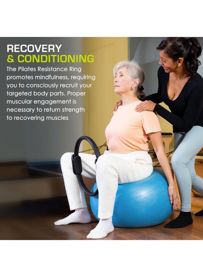 ProSourceFit The Resistance Ring enhances Pilates Workouts with Light Resistance to Help Tone and Strengthen Your Entire core and Body - Image 4